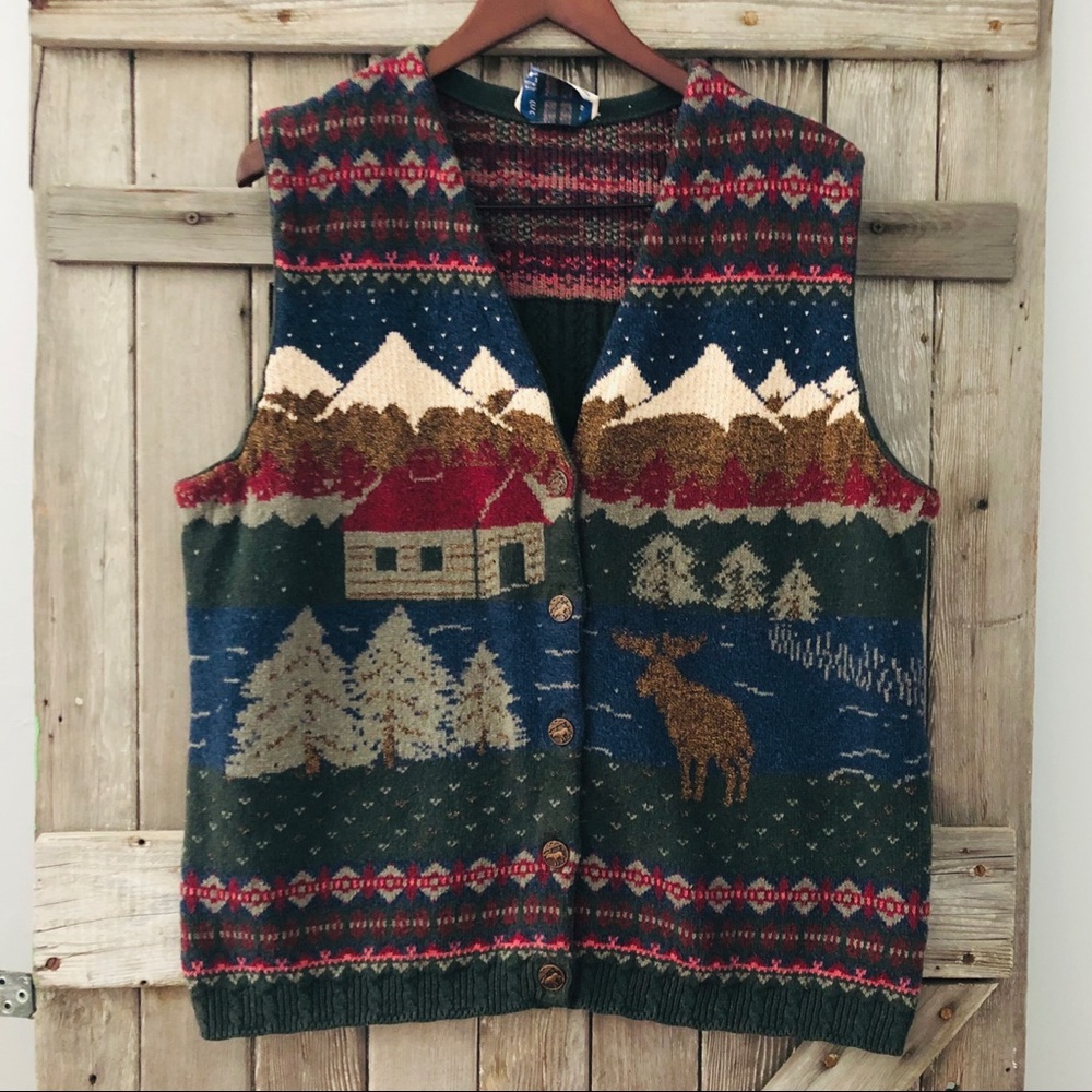 Vintage Northern Reflections Sweater Vest